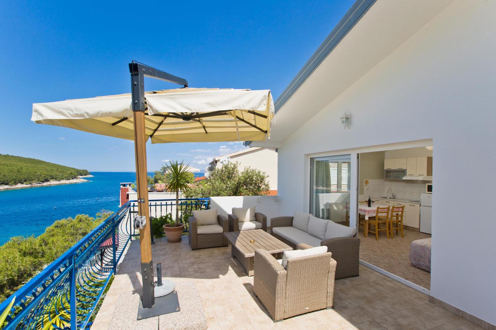 Apartments Villa Hraste Hvar 赫瓦尔 外观 照片