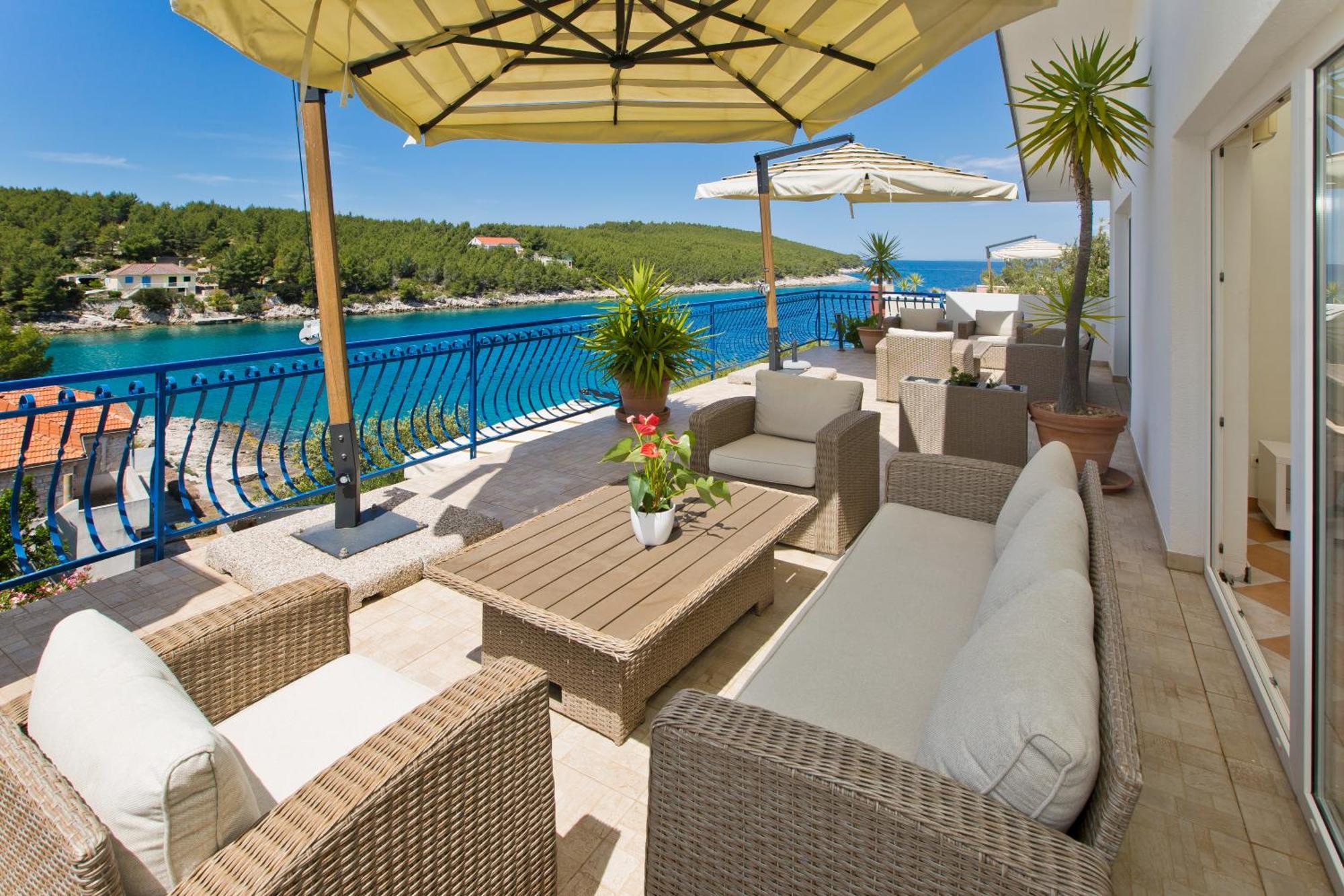 Apartments Villa Hraste Hvar 赫瓦尔 外观 照片