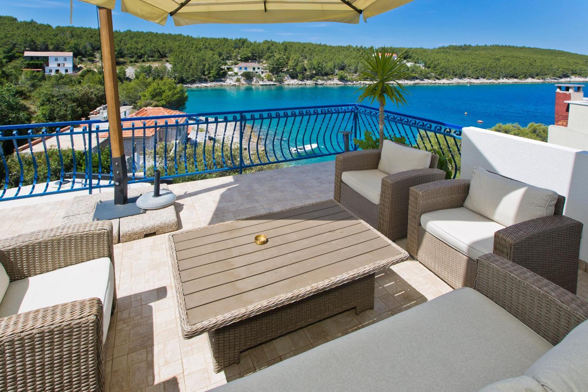 Apartments Villa Hraste Hvar 赫瓦尔 外观 照片