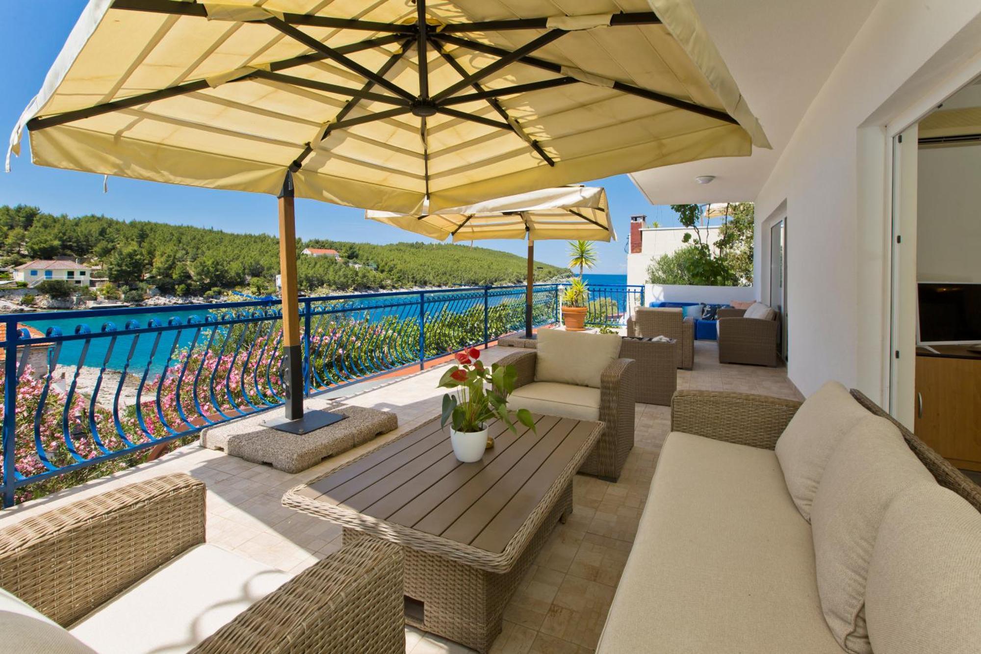 Apartments Villa Hraste Hvar 赫瓦尔 外观 照片