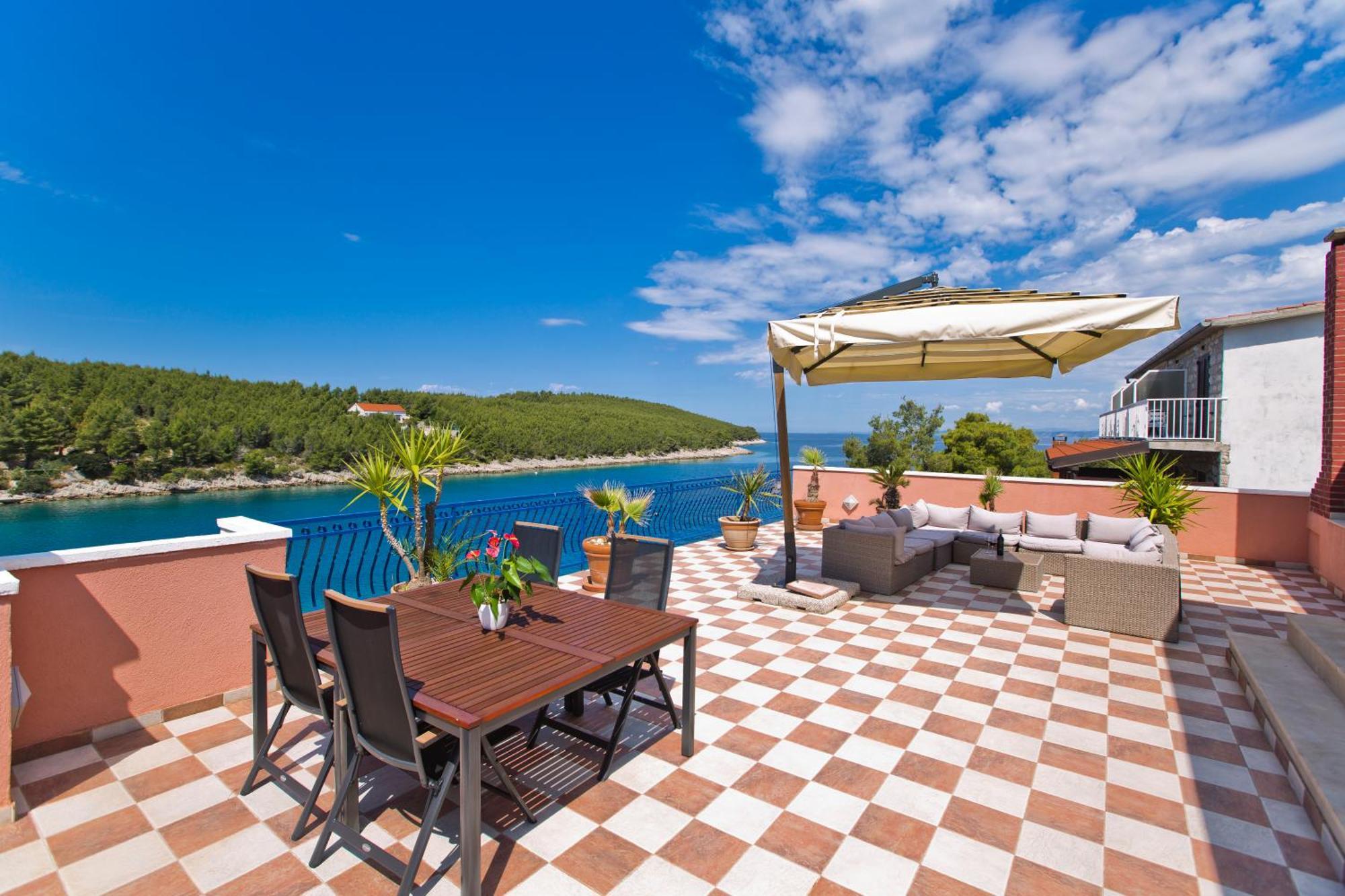 Apartments Villa Hraste Hvar 赫瓦尔 外观 照片