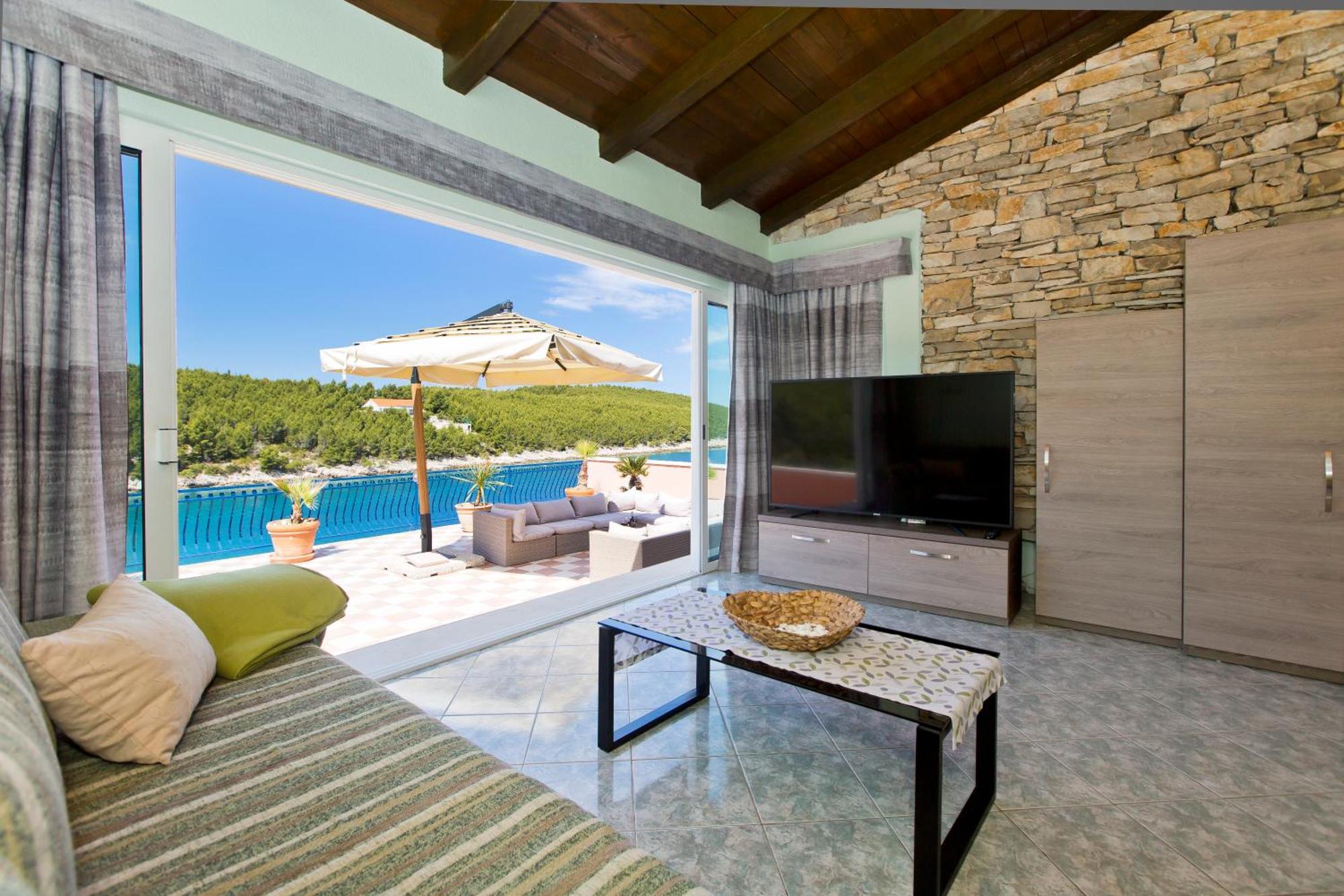 Apartments Villa Hraste Hvar 赫瓦尔 外观 照片