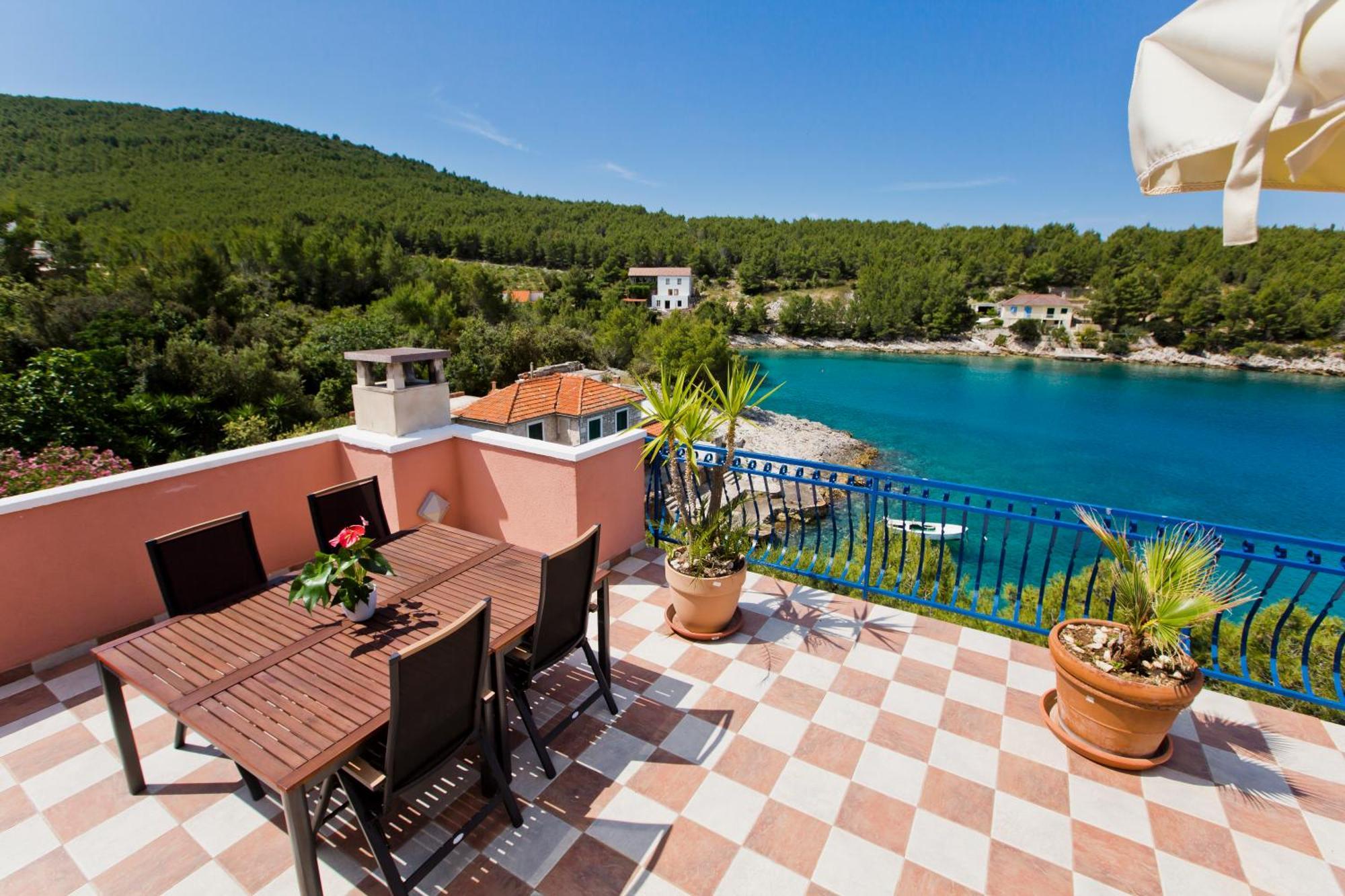 Apartments Villa Hraste Hvar 赫瓦尔 外观 照片