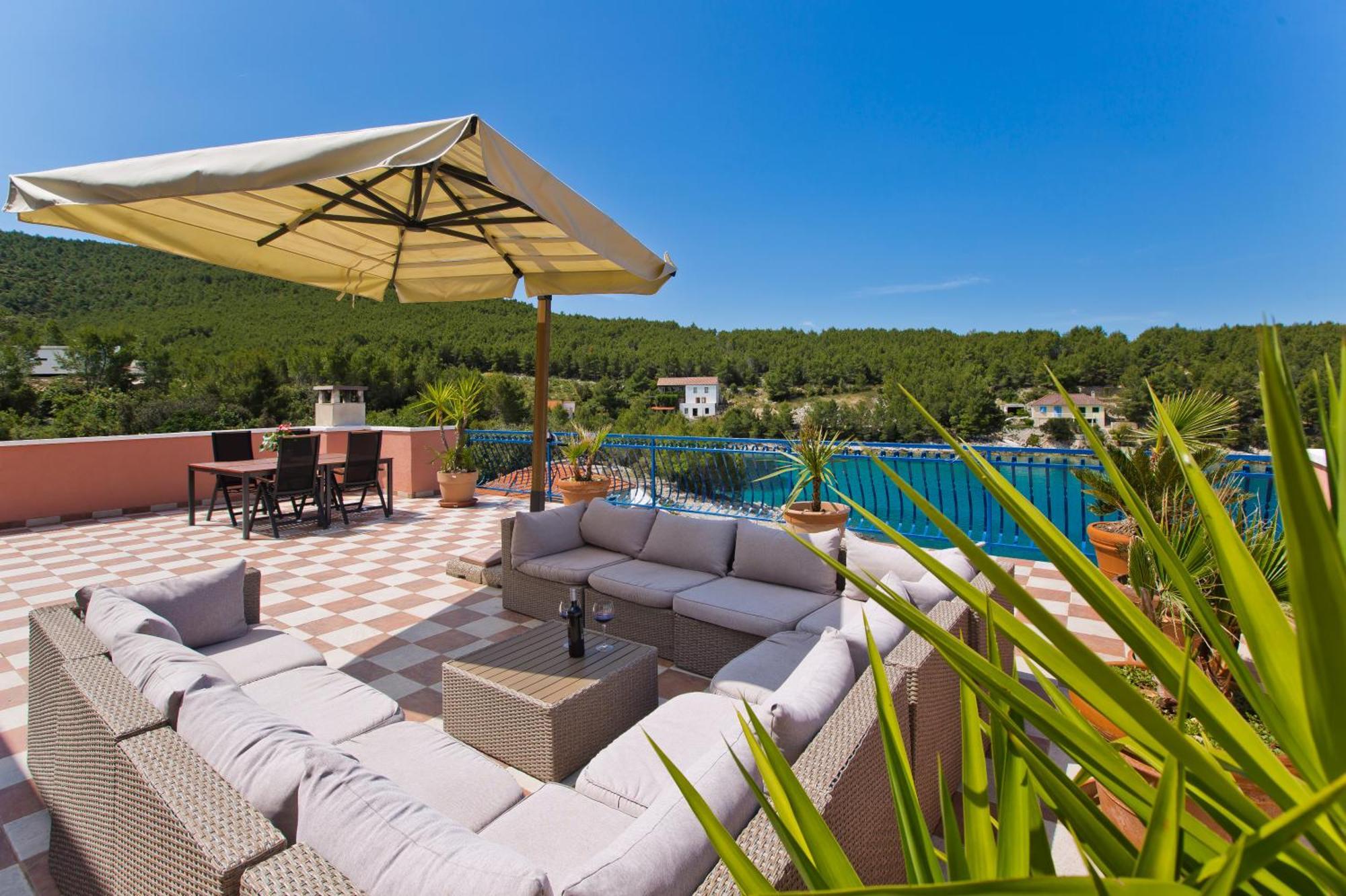 Apartments Villa Hraste Hvar 赫瓦尔 外观 照片