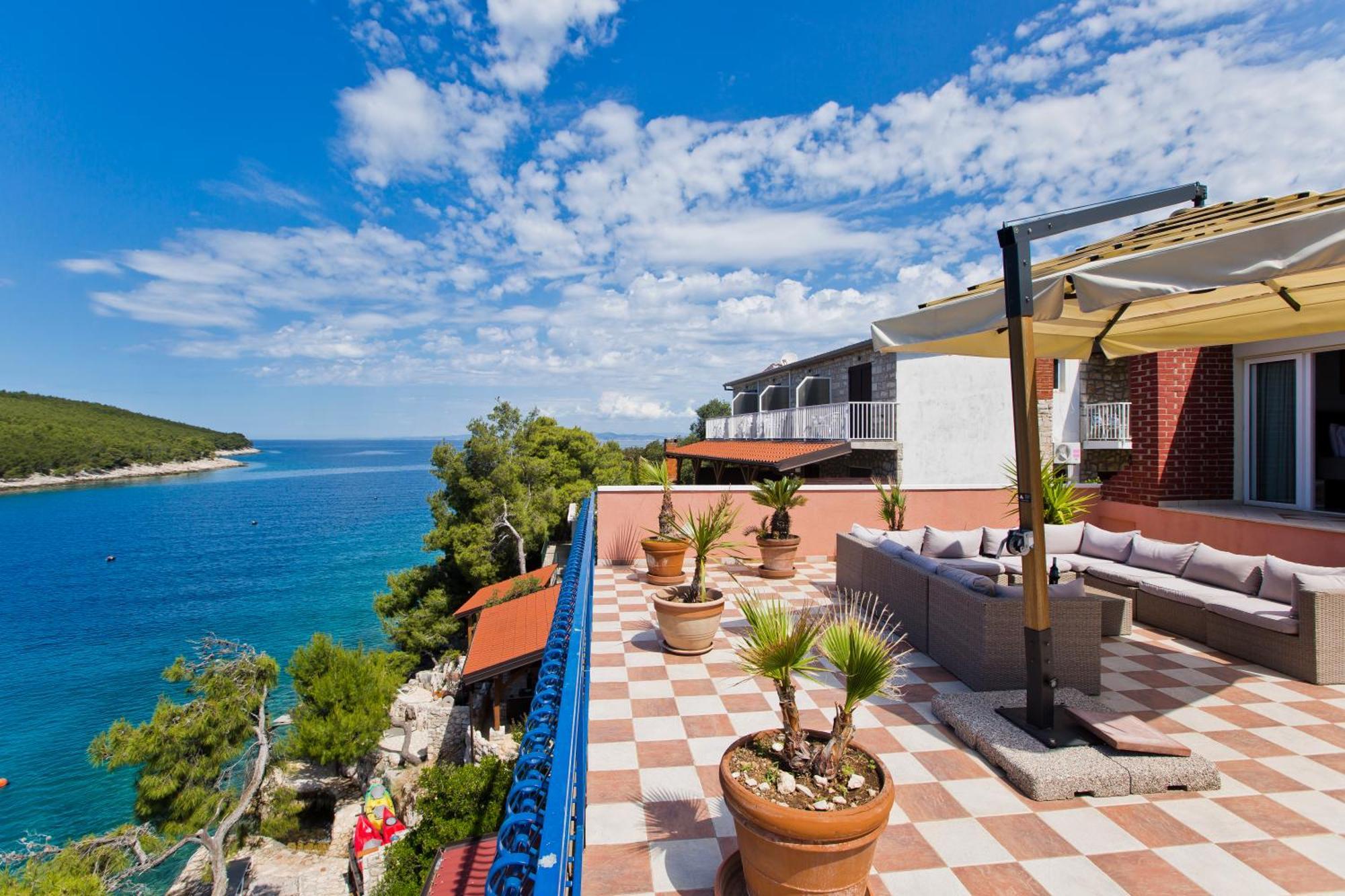 Apartments Villa Hraste Hvar 赫瓦尔 外观 照片