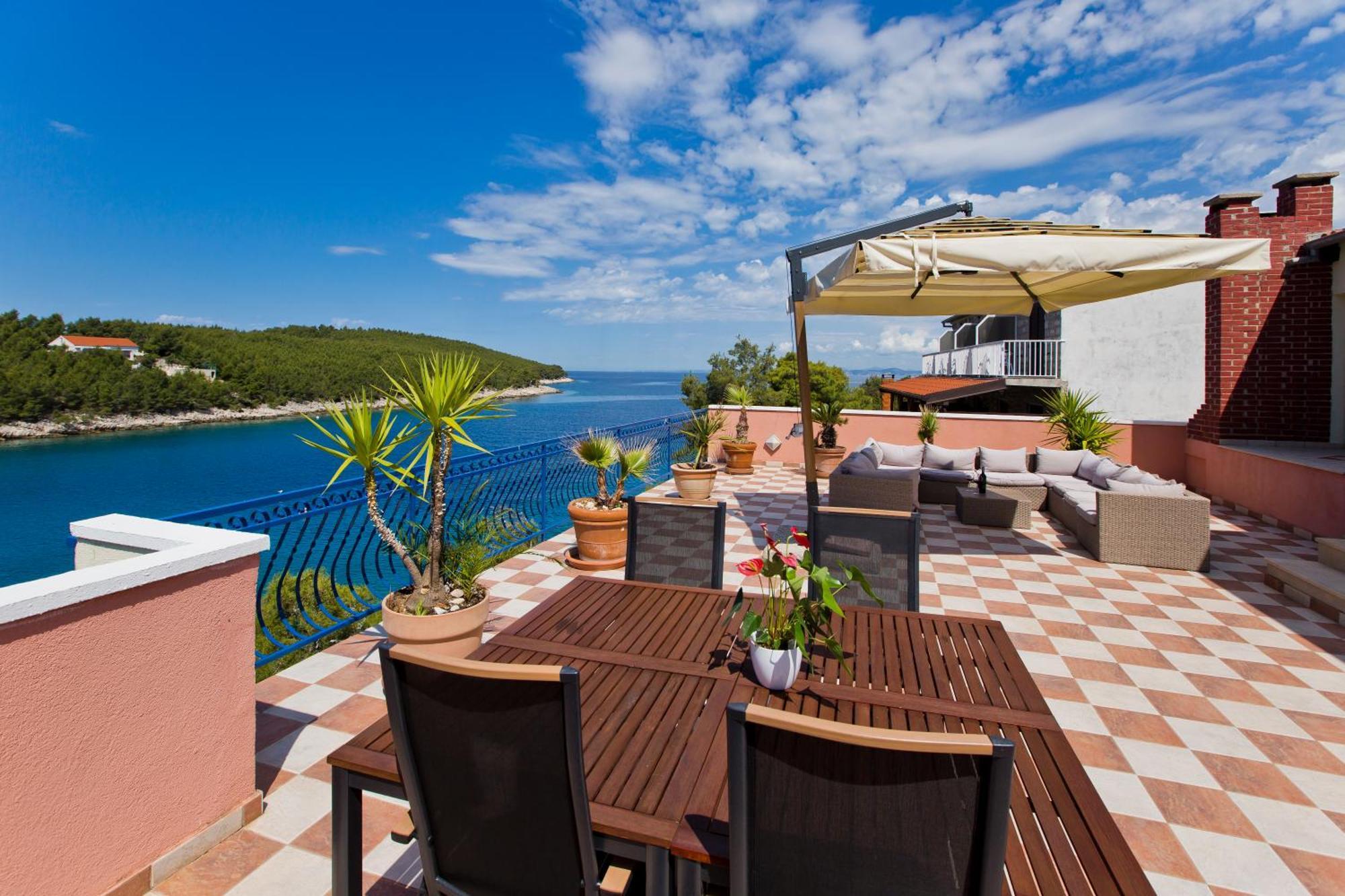 Apartments Villa Hraste Hvar 赫瓦尔 外观 照片